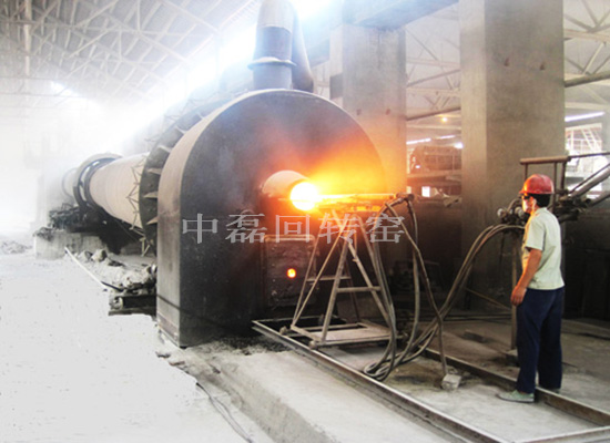 內(nèi)蒙回轉(zhuǎn)窯客戶現(xiàn)場(chǎng)